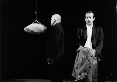 Boris Nieslony, Jürgen Fritz, Black Market International, Bern, 1997, Photographer Martin Rindlisbacher.jpg