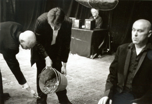 Jacques van Poppel, Jürgen Fritz, Urs Peter Schneider, Boris Nieslony, Bern 1997.jpg