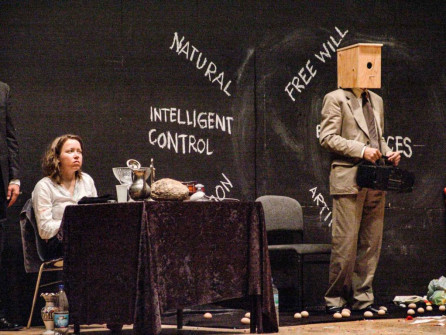 Black Market International, Performance Konferenz, Podewil Berlin, 2005