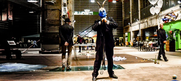 Roi Vaara, Jürgen Fritz, Helge Meyer, Black Market International, Kulstof 15, Aalborg 2015, Fotograf Peter Lind